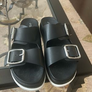 J Slides never worn black sandal